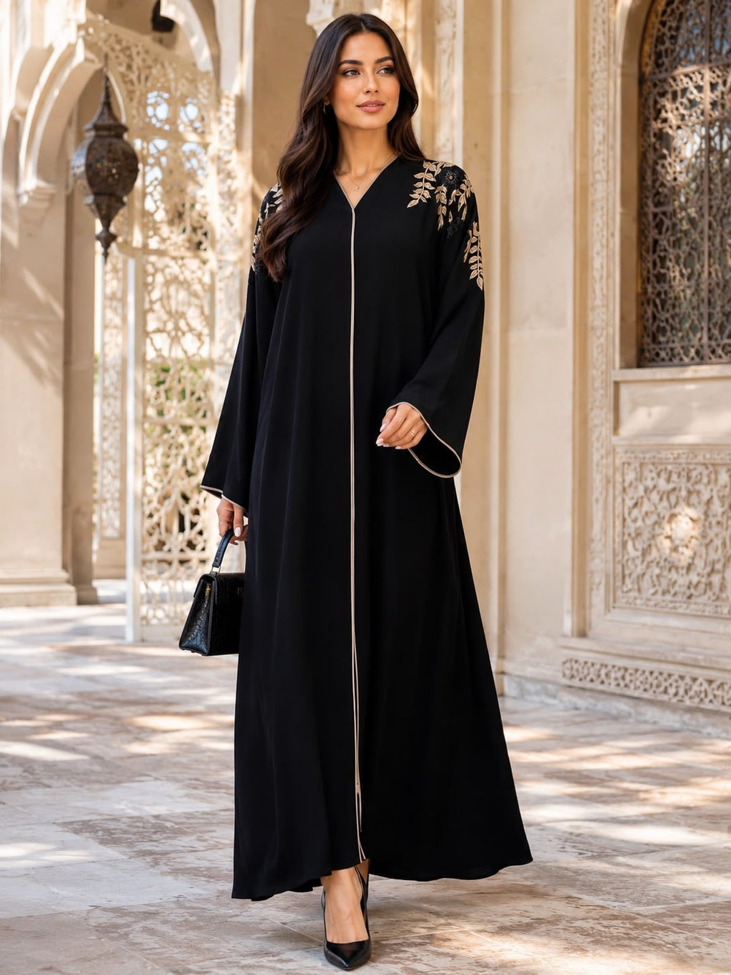 ABAYA EMBROIDERY DESIGN
