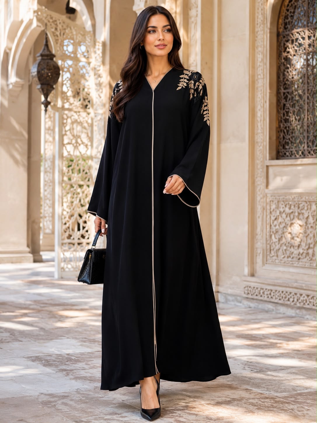 ABAYA EMBROIDERY DESIGN