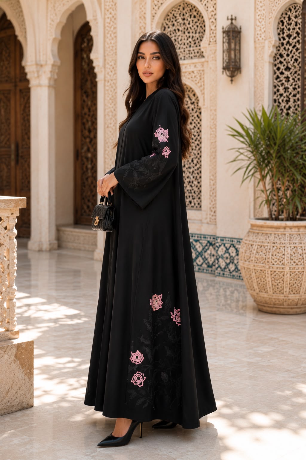 ABAYA EMBROIDERY DESIGN