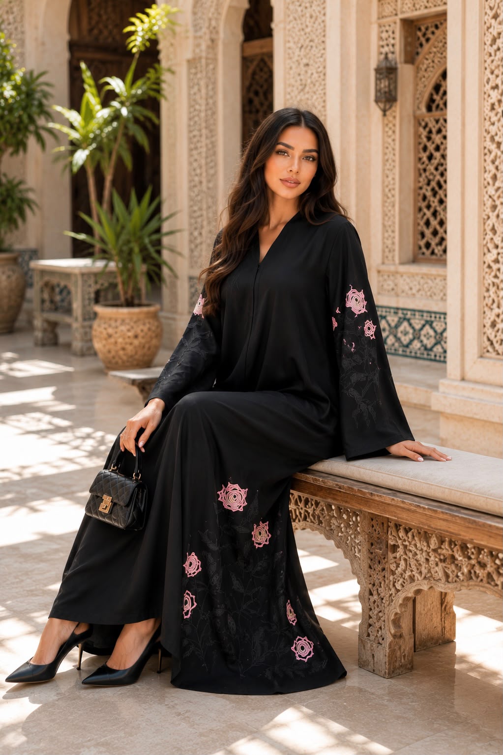 ABAYA EMBROIDERY DESIGN