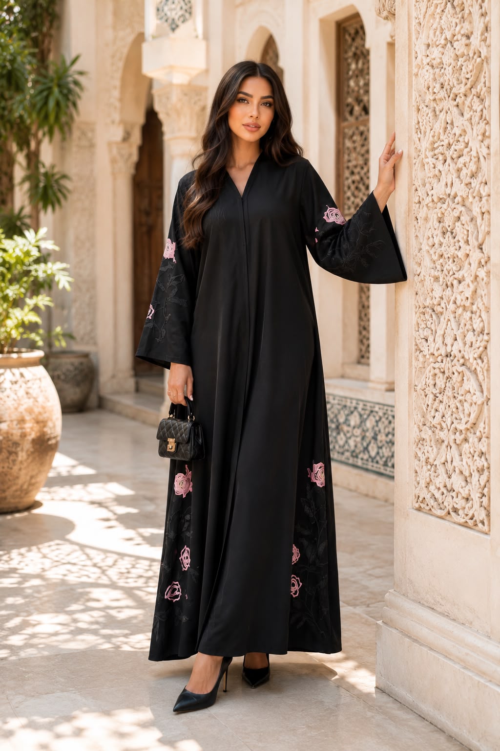 ABAYA EMBROIDERY DESIGN