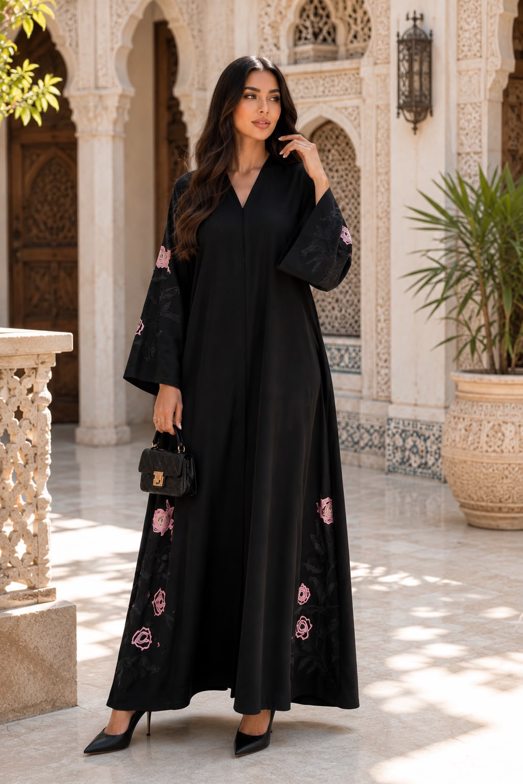 ABAYA EMBROIDERY DESIGN