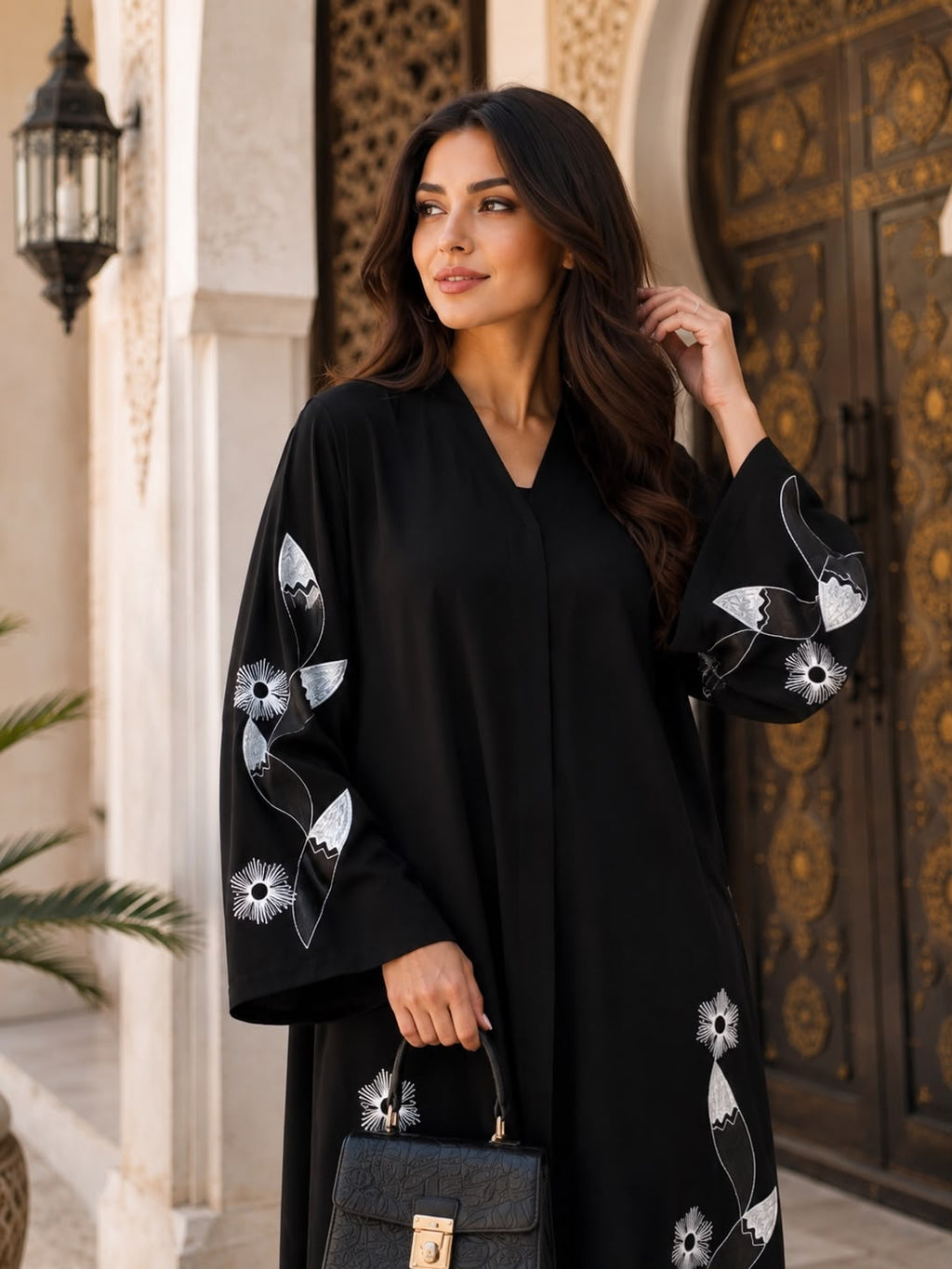 ABAYA EMBROIDERY DESIGN