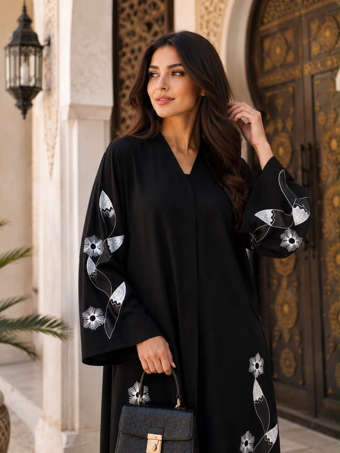 ABAYA EMBROIDERY DESIGN