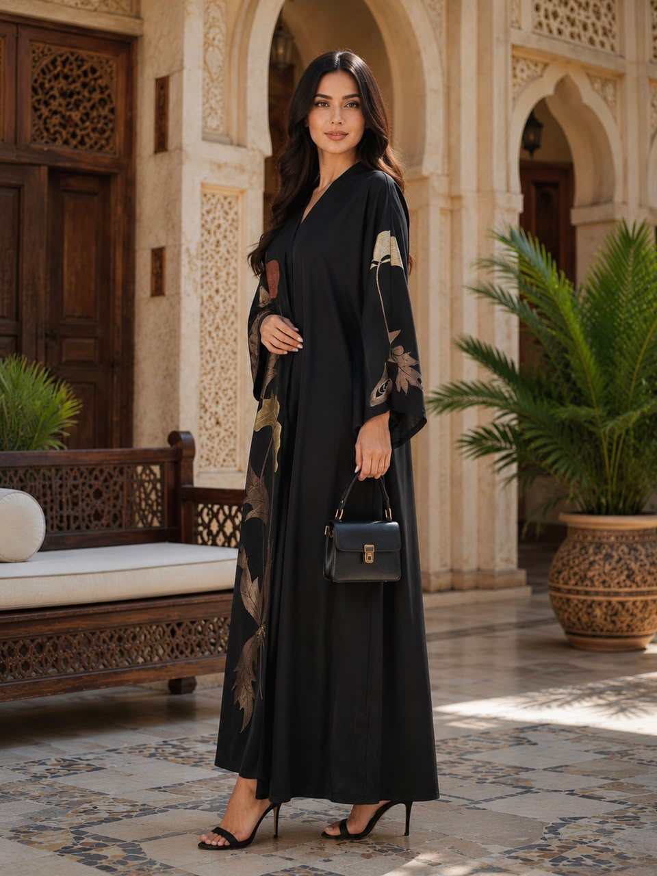 ABAYA EMBROIDERY DESIGN