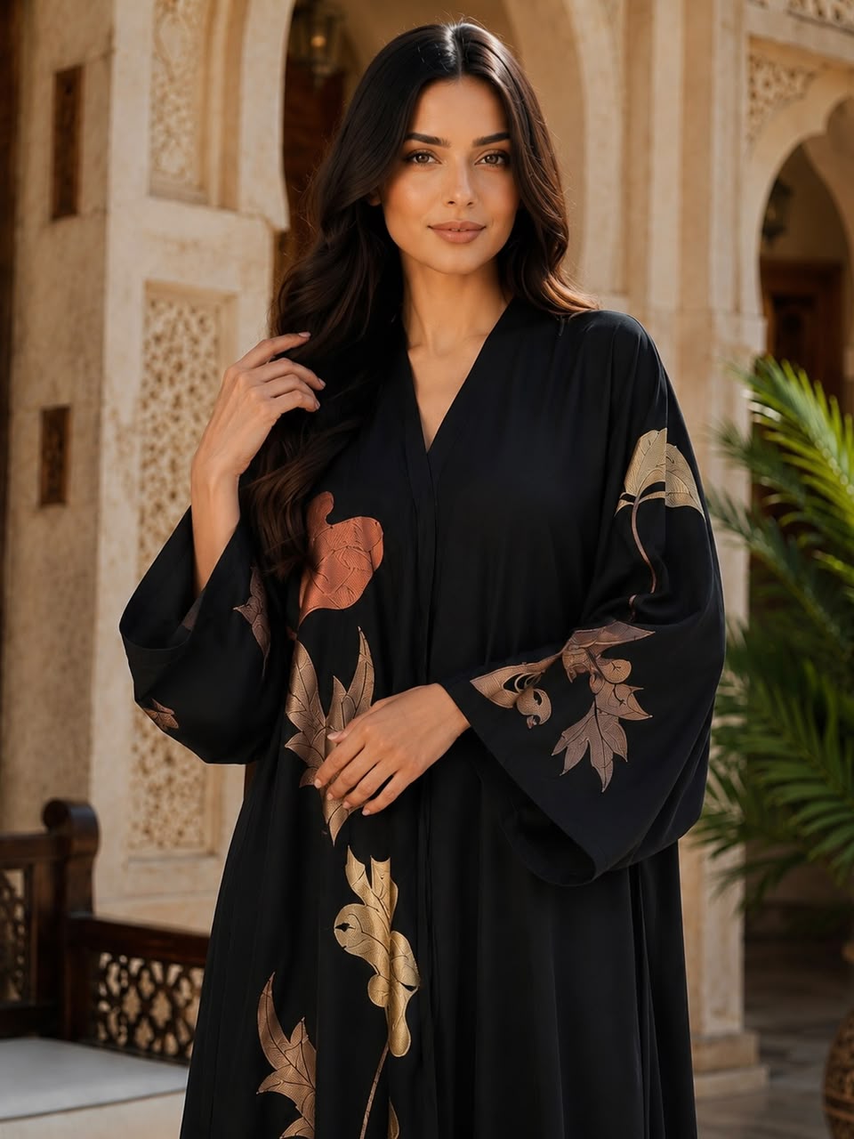 ABAYA EMBROIDERY DESIGN