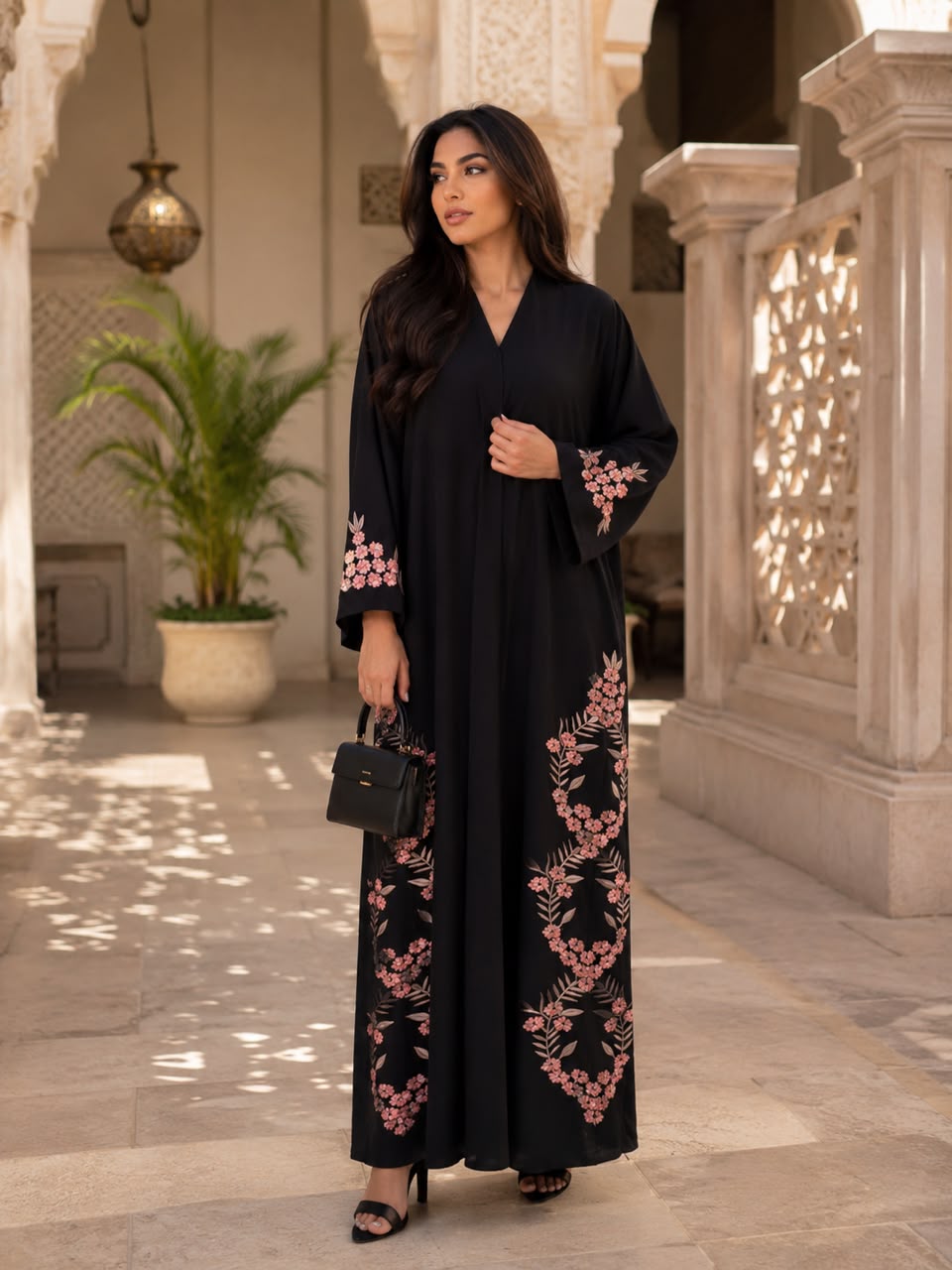 ABAYA EMBROIDERY DESIGN