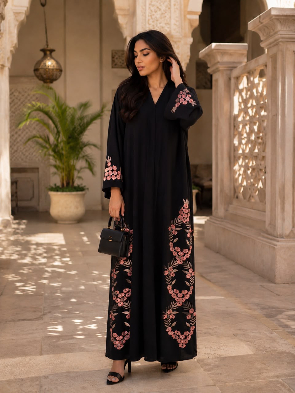 ABAYA EMBROIDERY DESIGN