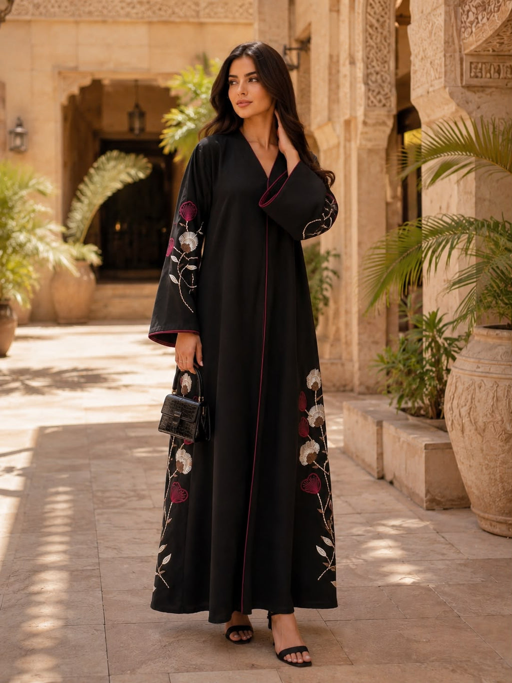 ABAYA EMBROIDERY DESIGN
