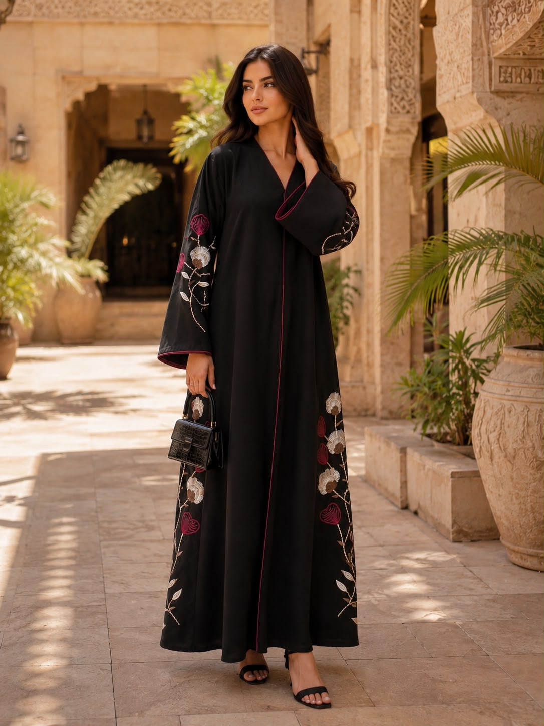 ABAYA EMBROIDERY DESIGN