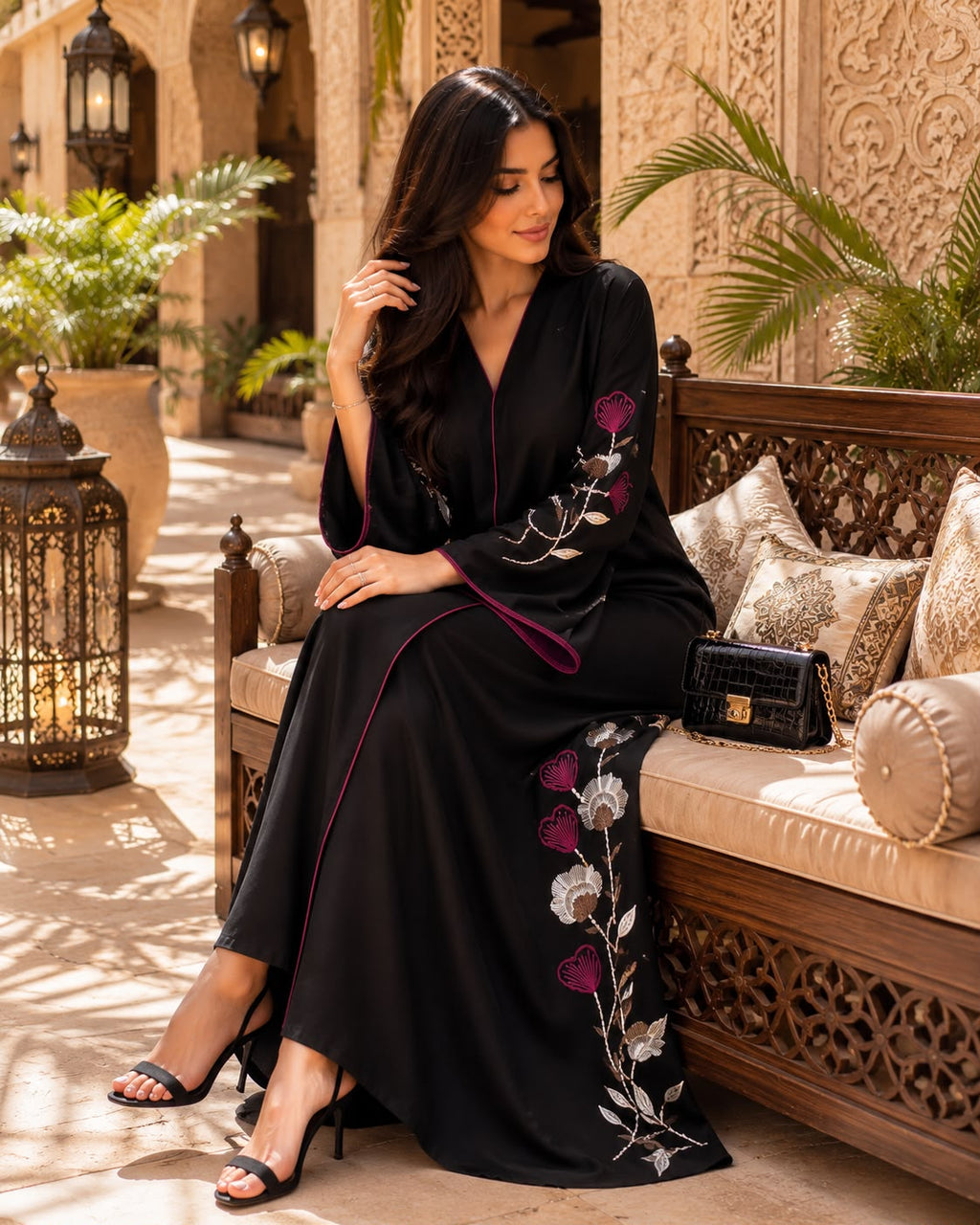 ABAYA EMBROIDERY DESIGN