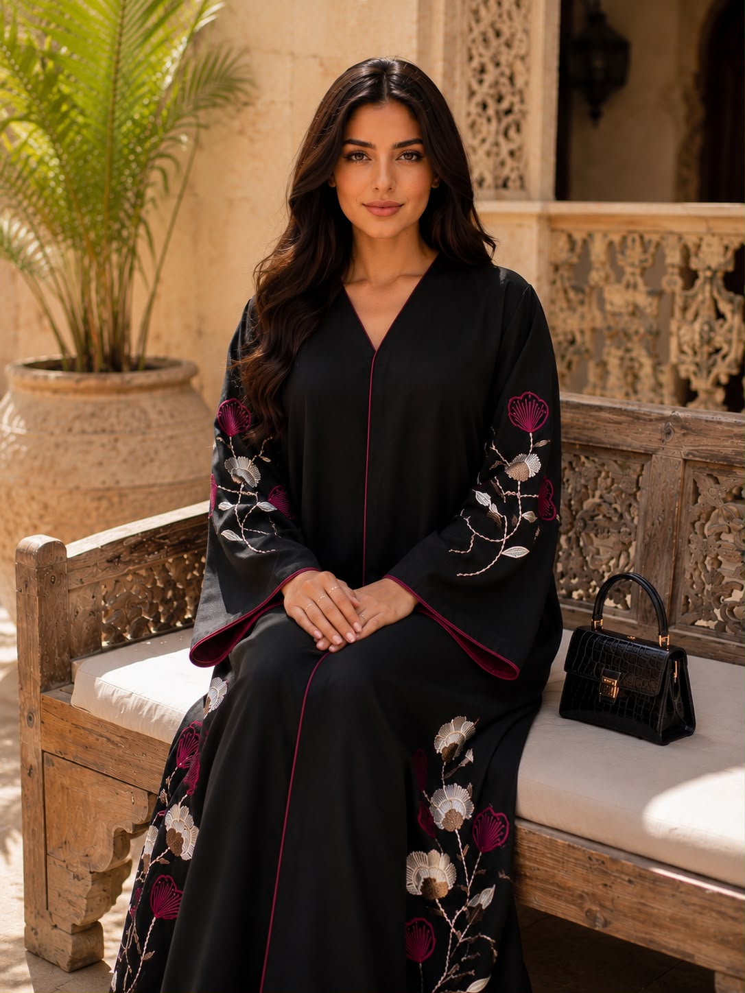 ABAYA EMBROIDERY DESIGN