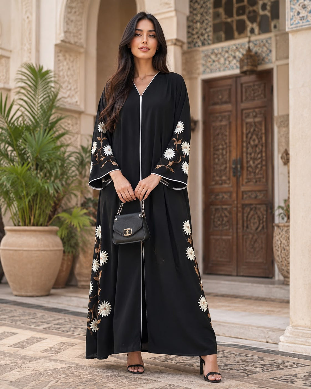ABAYA EMBROIDERY DESIGN