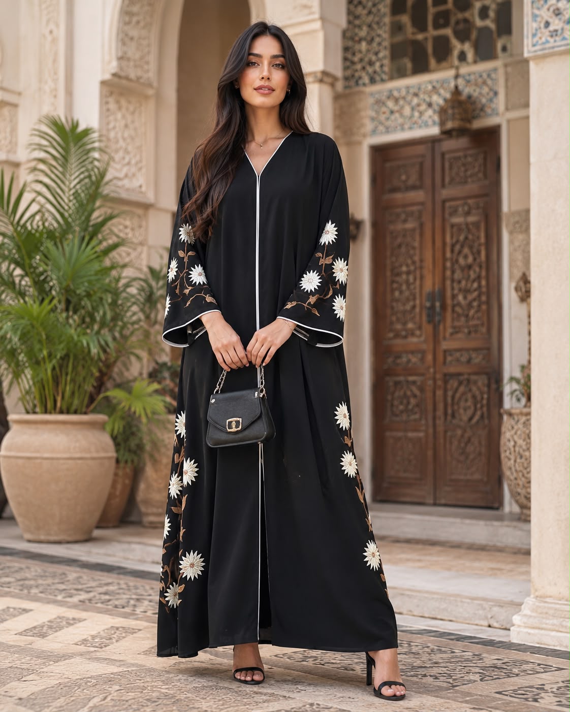 ABAYA EMBROIDERY DESIGN