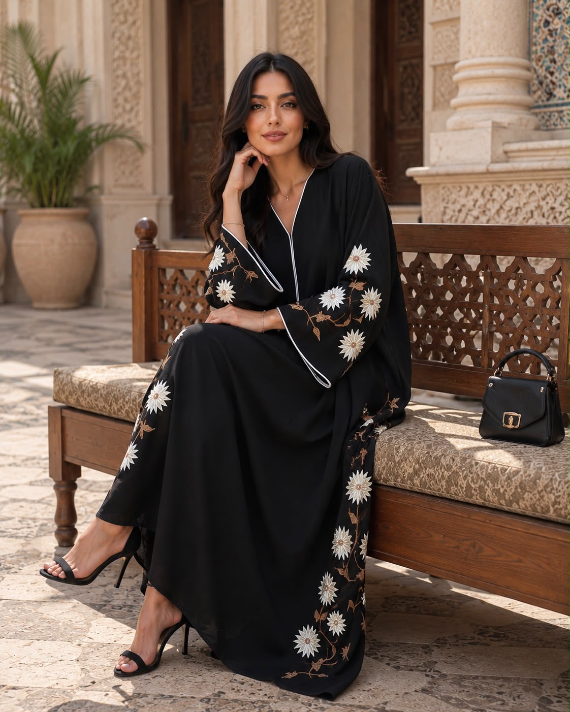 ABAYA EMBROIDERY DESIGN
