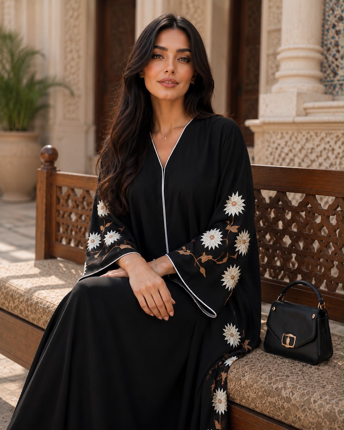 ABAYA EMBROIDERY DESIGN
