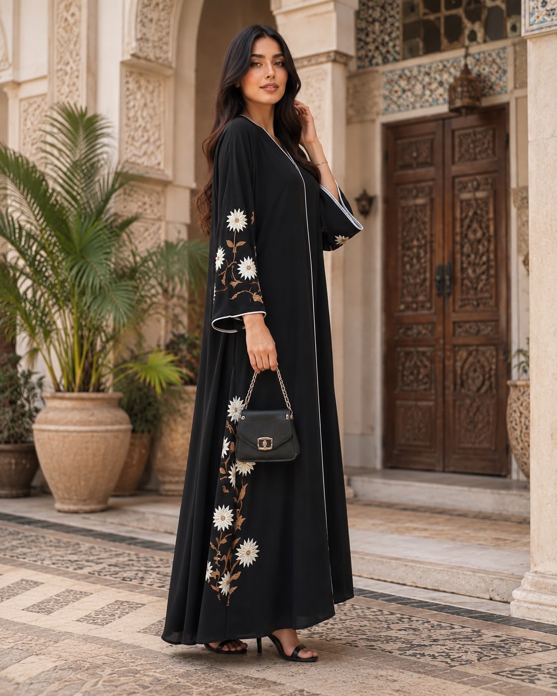 ABAYA EMBROIDERY DESIGN
