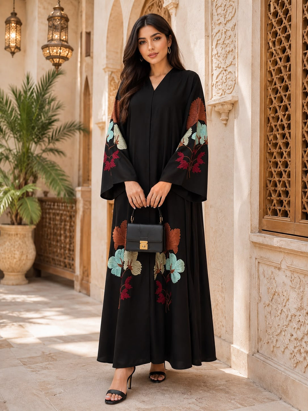ABAYA EMBROIDERY DESIGN