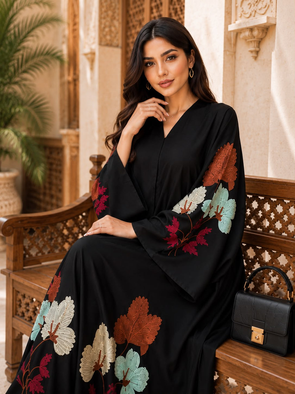 ABAYA EMBROIDERY DESIGN