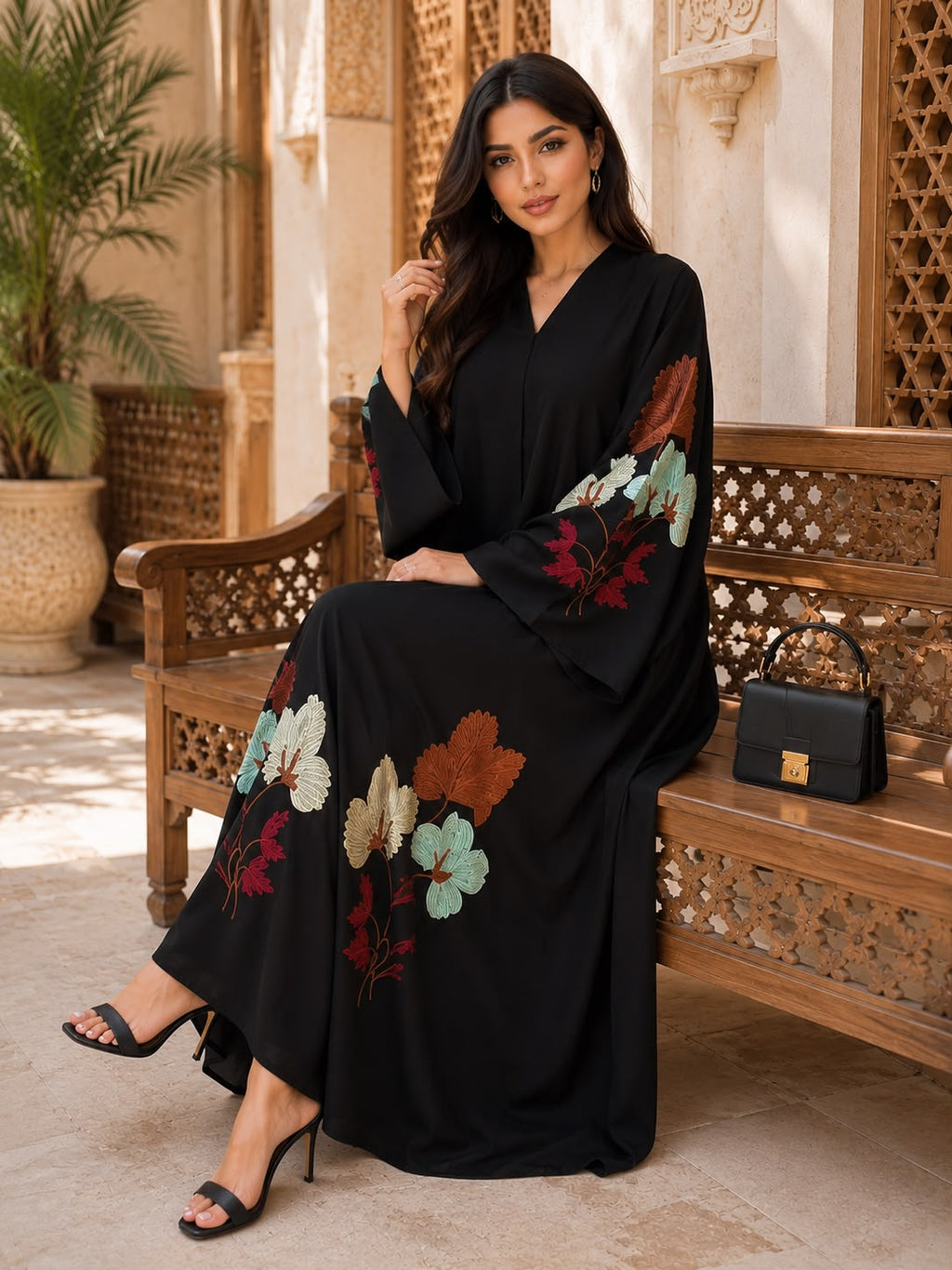 ABAYA EMBROIDERY DESIGN