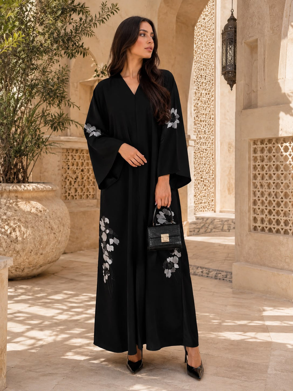 ABAYA EMBROIDERY DESIGN