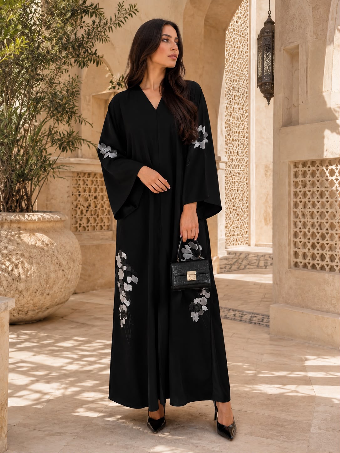 ABAYA EMBROIDERY DESIGN