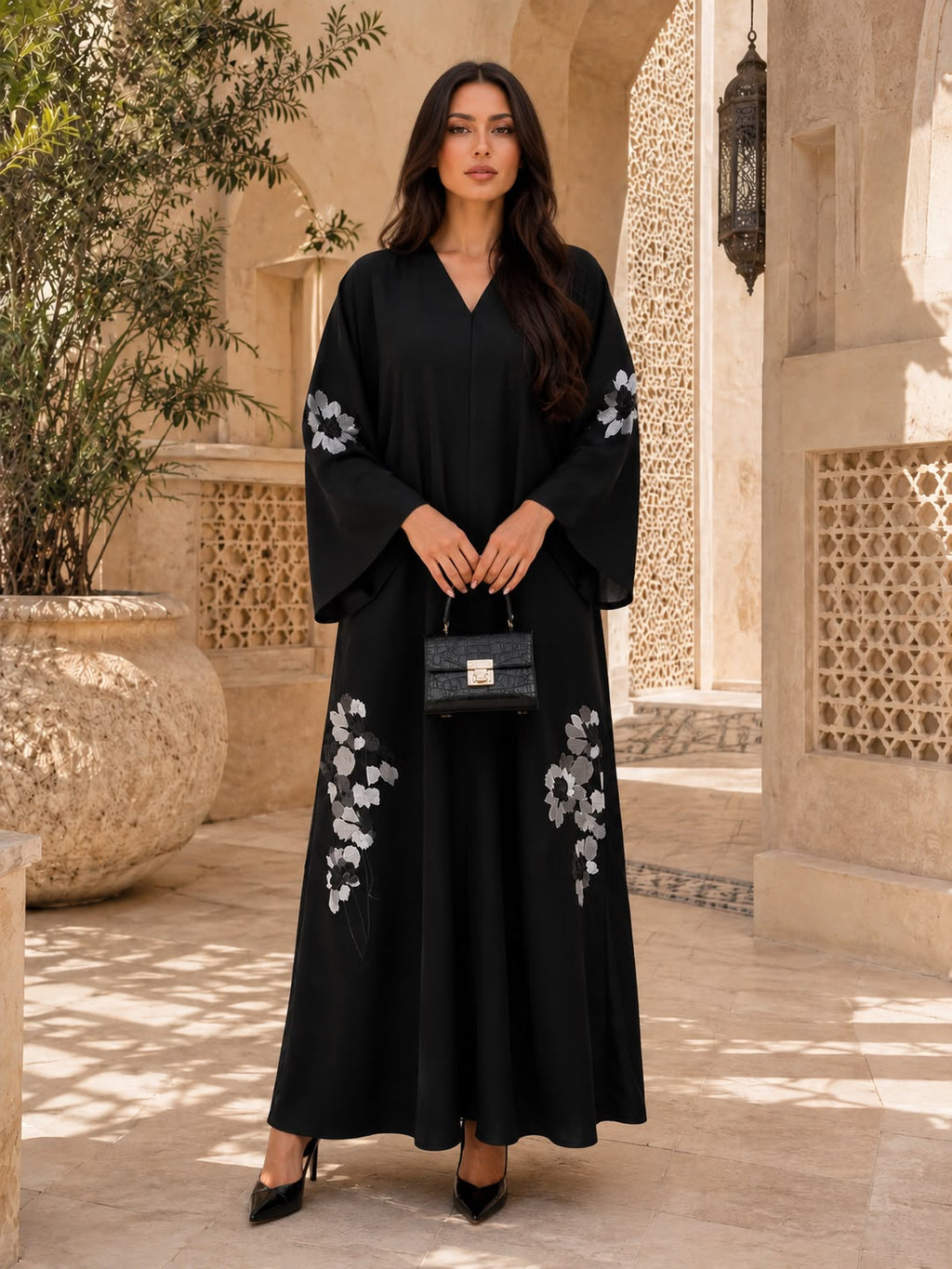 ABAYA EMBROIDERY DESIGN