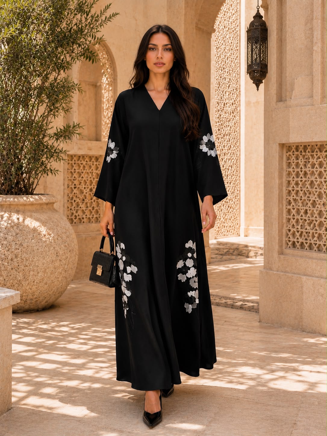 ABAYA EMBROIDERY DESIGN