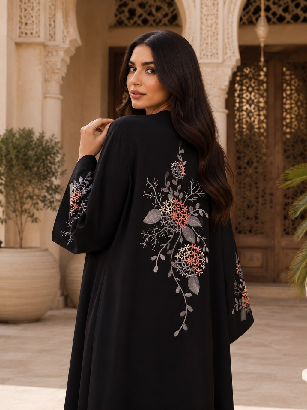 ABAYA EMBROIDERY DESIGN