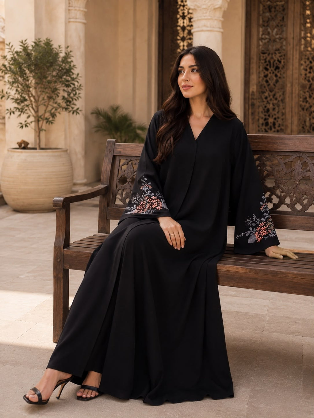 ABAYA EMBROIDERY DESIGN