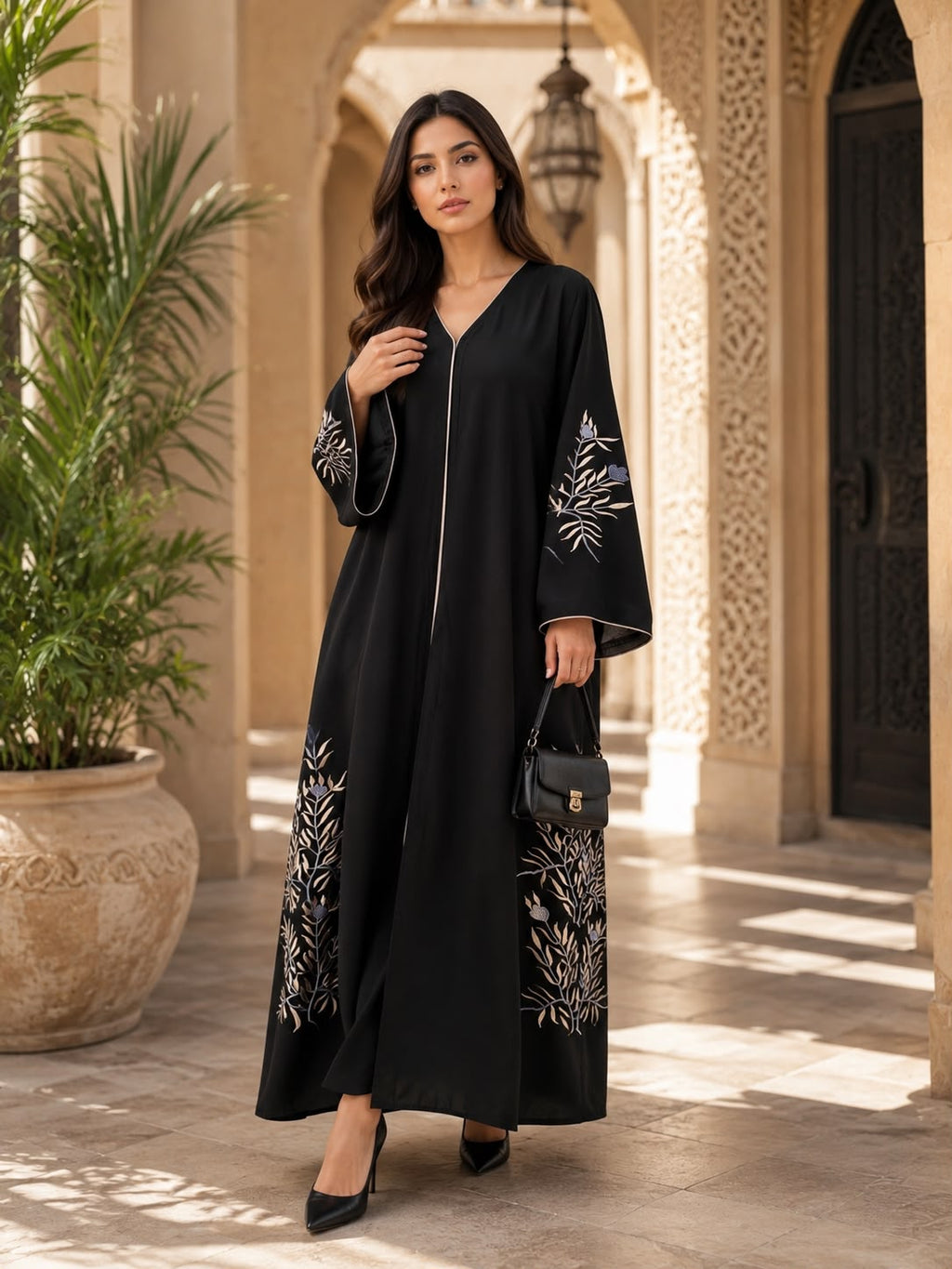 ABAYA EMBROIDERY DESIGN