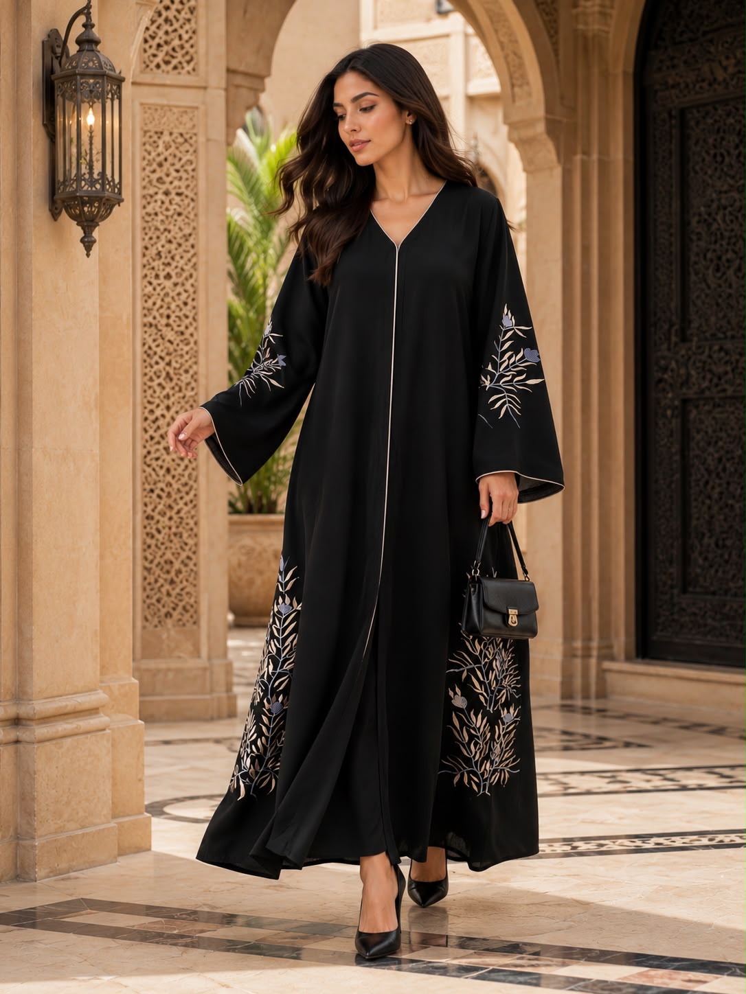 ABAYA EMBROIDERY DESIGN