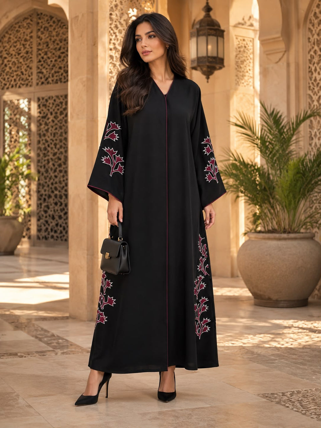 ABAYA EMBROIDERY DESIGN