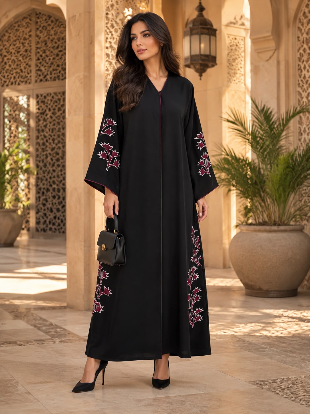 ABAYA EMBROIDERY DESIGN