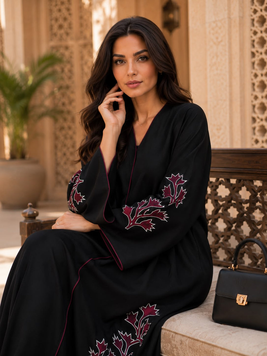 ABAYA EMBROIDERY DESIGN