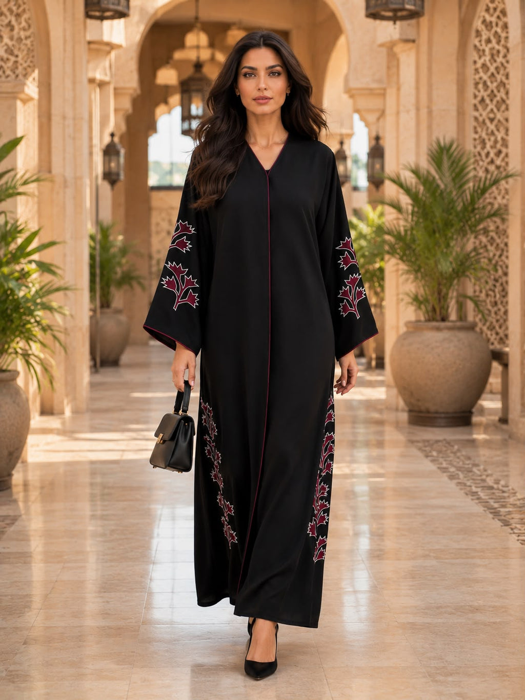 ABAYA EMBROIDERY DESIGN