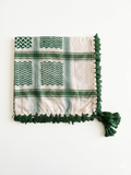 Light Green & White Kufiya