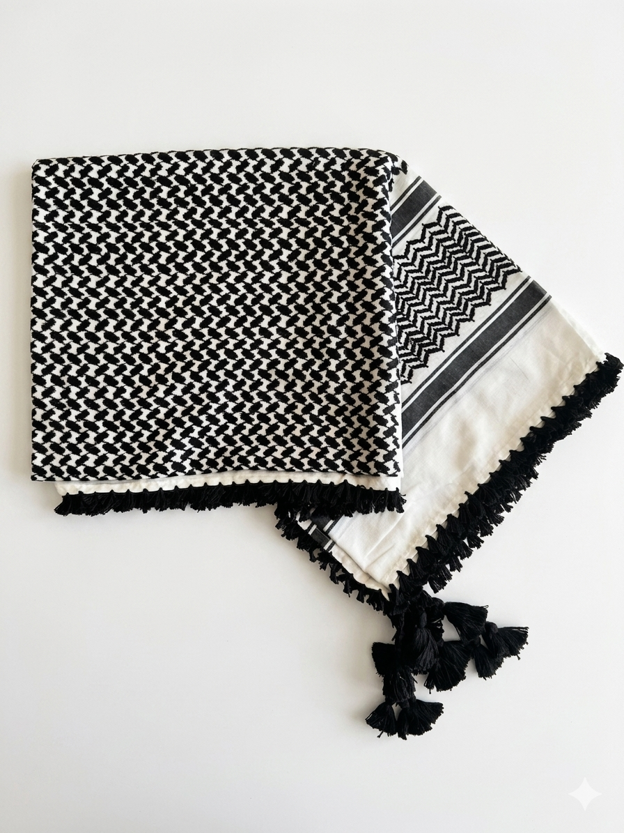Black & White Kufiya
