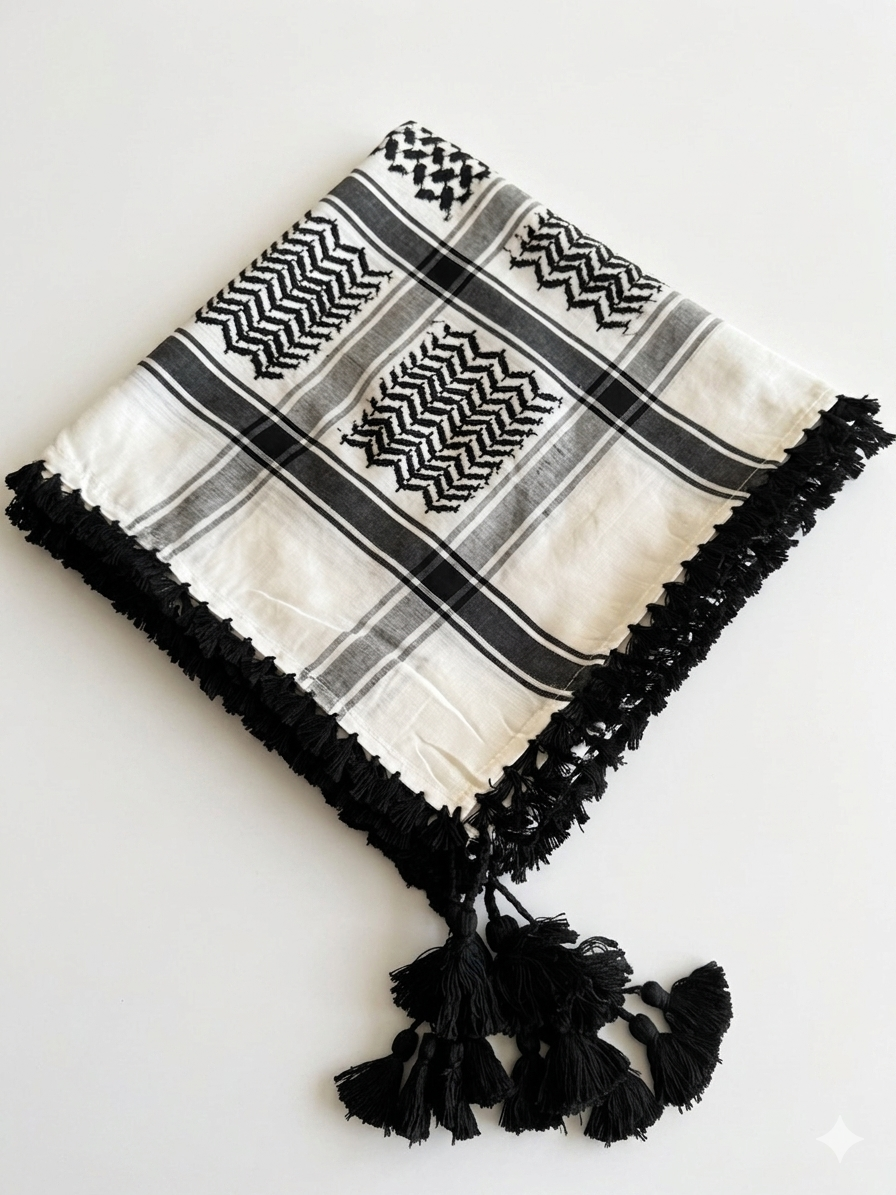 Black & White Kufiya